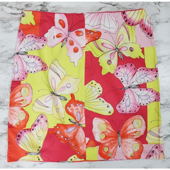 ITW By Claude Brown Butterfly Skirt - Picture 2 of 6